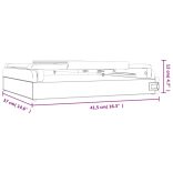 tömör fenyőfa asztali festőállvány fiókkal 41,5 x 37 x 12 cm