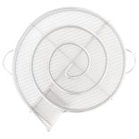 kerek rozsdamentes acél hidegfüst-generátor 19,5 cm