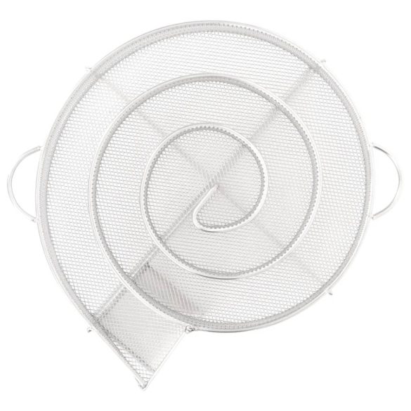 kerek rozsdamentes acél hidegfüst-generátor 19,5 cm