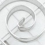 kerek rozsdamentes acél hidegfüst-generátor 19,5 cm