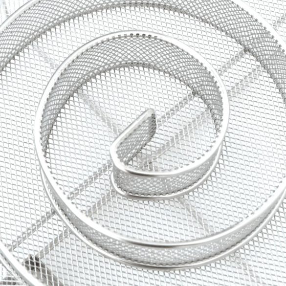 kerek rozsdamentes acél hidegfüst-generátor 19,5 cm