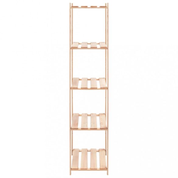 2 db 5-szintes tömör fenyőfa tárolópolc 250 kg 80 x 38 x 170 cm