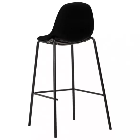 5 részes fekete szövet bárszett