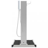 kültéri WPC és rozsdamentes acél zuhany és zuhanytálca