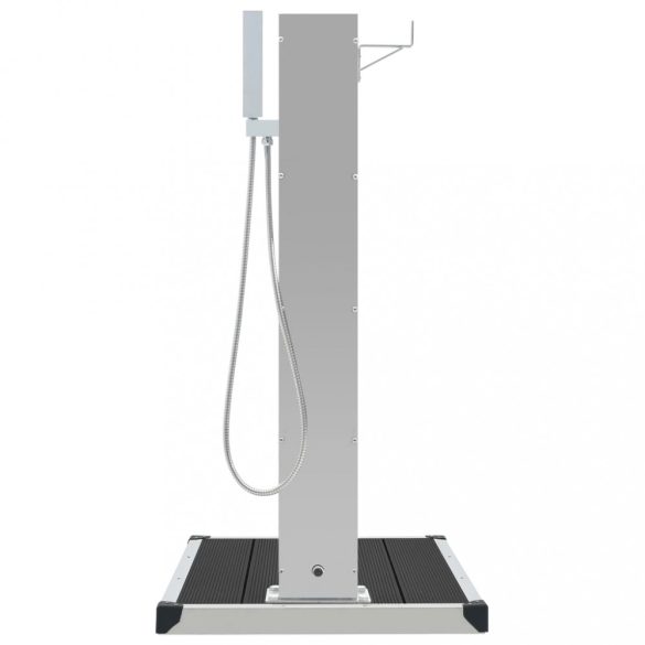 kültéri WPC és rozsdamentes acél zuhany és zuhanytálca