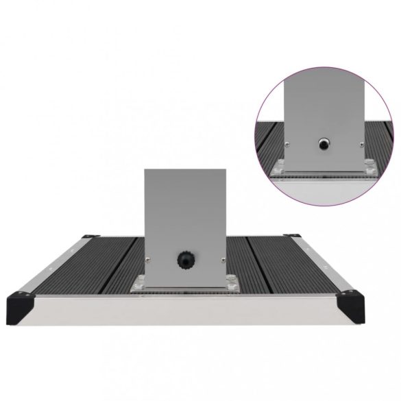 kültéri WPC és rozsdamentes acél zuhany és zuhanytálca