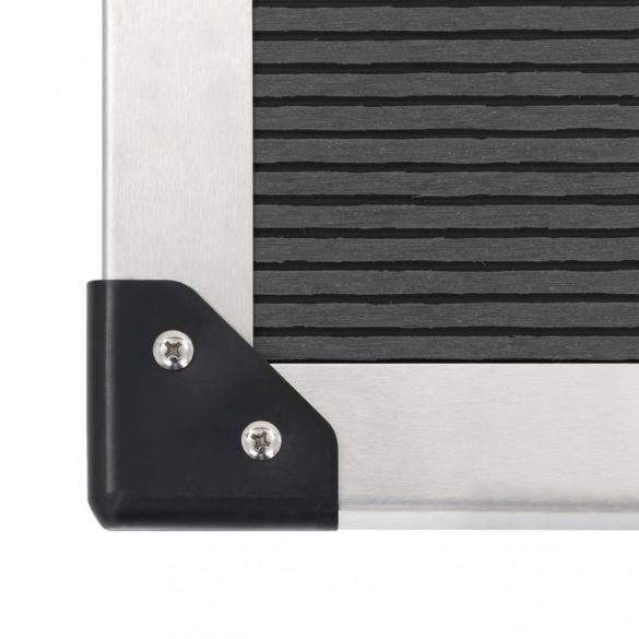 kültéri WPC és rozsdamentes acél zuhany és zuhanytálca