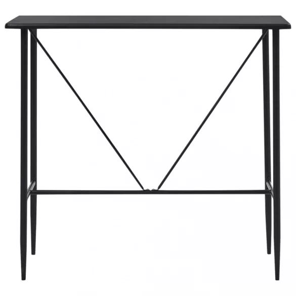 5-részes fekete szövet bárszett