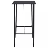 5-részes fekete szövet bárszett