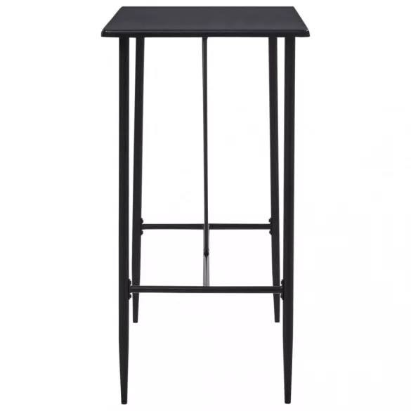 5-részes fekete szövet bárszett