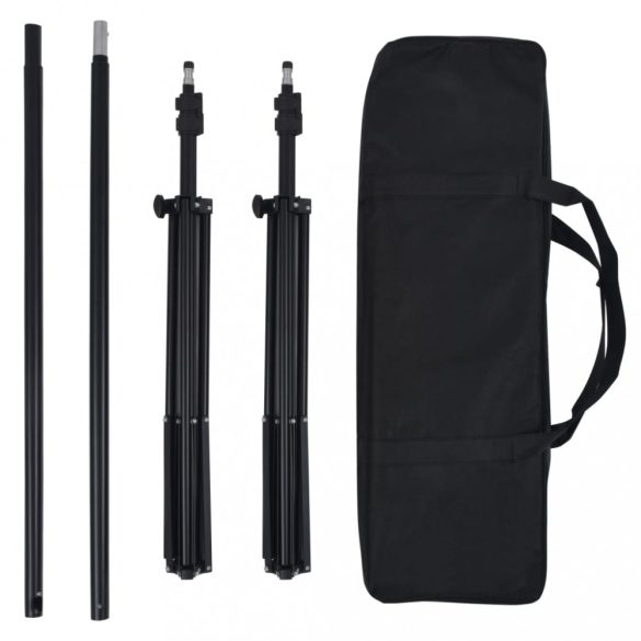 fotóstúdió-felszerelés hátterekkel és softbox lámpával