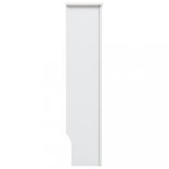 2 db fehér MDF radiátorburkolat 112 x 19 x 81,5 cm