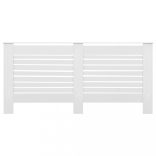 2 db fehér MDF radiátorburkolat 172 x 19 x 81,5 cm