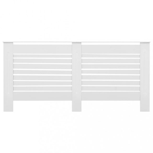 2 db fehér MDF radiátorburkolat 172 x 19 x 81,5 cm