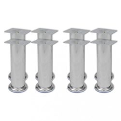 8 darab kerek króm kanapéláb 180 mm
