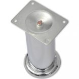 8 darab kerek króm kanapéláb 180 mm