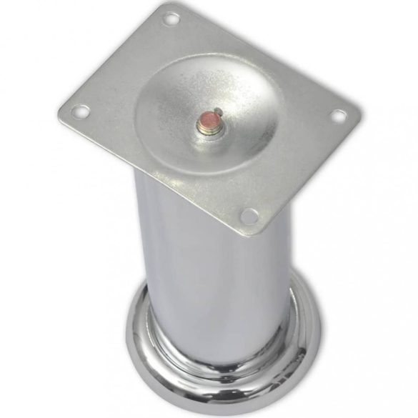 8 darab kerek króm kanapéláb 180 mm