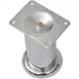 8 darab kerek króm kanapéláb 120 mm