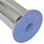 8 darab kerek króm kanapéláb 120 mm