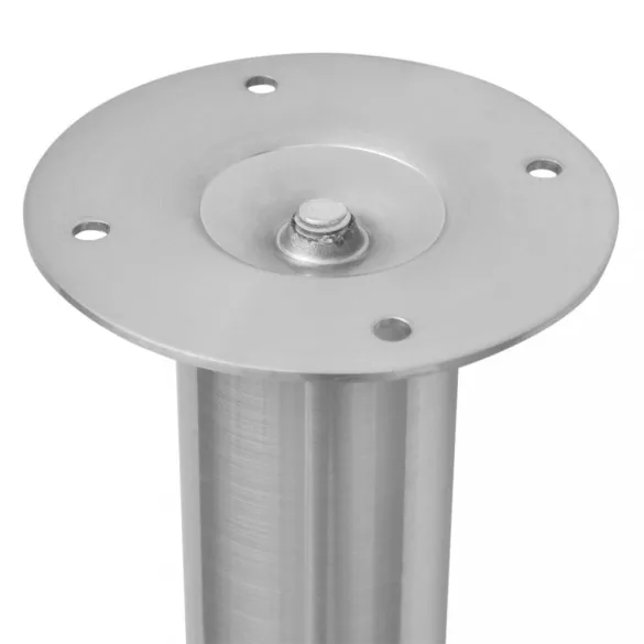 4 db rozsdamentes acél teleszkópos asztalláb 710 mm - 1100 mm