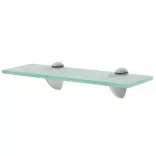 2 db lebegő üvegpolc 30 x 10 cm 8 mm