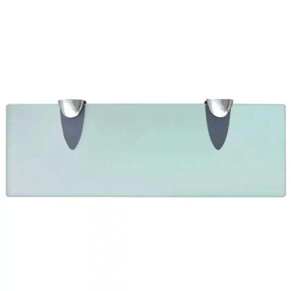 2 db lebegő üvegpolc 30 x 10 cm 8 mm