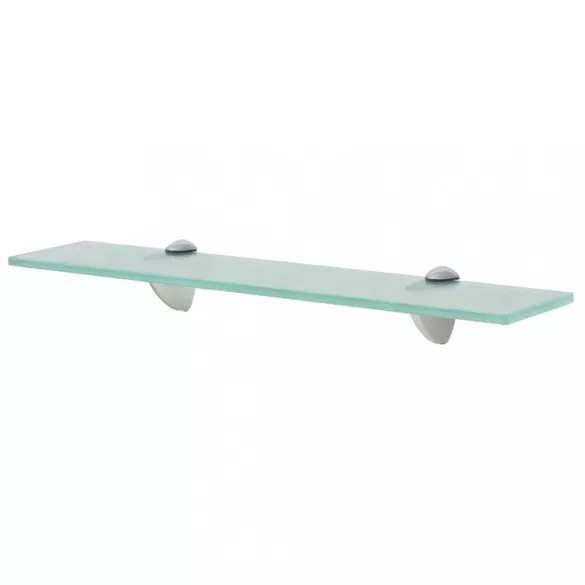 2 db lebegő üvegpolc 50 x 10 cm 8 mm