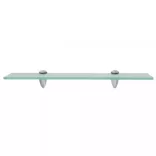 2 db lebegő üvegpolc 50 x 10 cm 8 mm