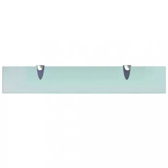 2 db lebegő üvegpolc 60 x 10 cm 8 mm