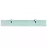 2 db lebegő üvegpolc 70 x 10 cm 8 mm