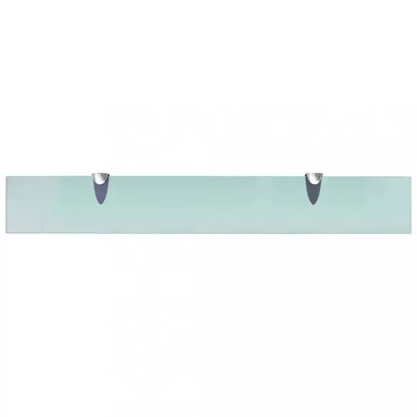 2 db lebegő üvegpolc 70 x 10 cm 8 mm