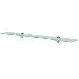 2 db lebegő üvegpolc 80 x 10 cm 8 mm