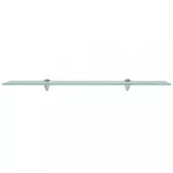 2 db lebegő üvegpolc 80 x 10 cm 8 mm