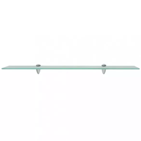 2 db lebegő üvegpolc 80 x 10 cm 8 mm