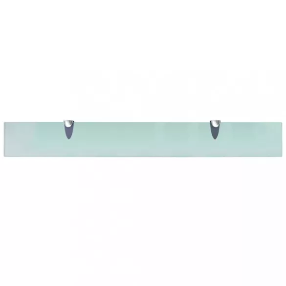 2 db lebegő üvegpolc 80 x 10 cm 8 mm