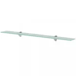 2 db lebegő üvegpolc 90 x 10 cm 8 mm