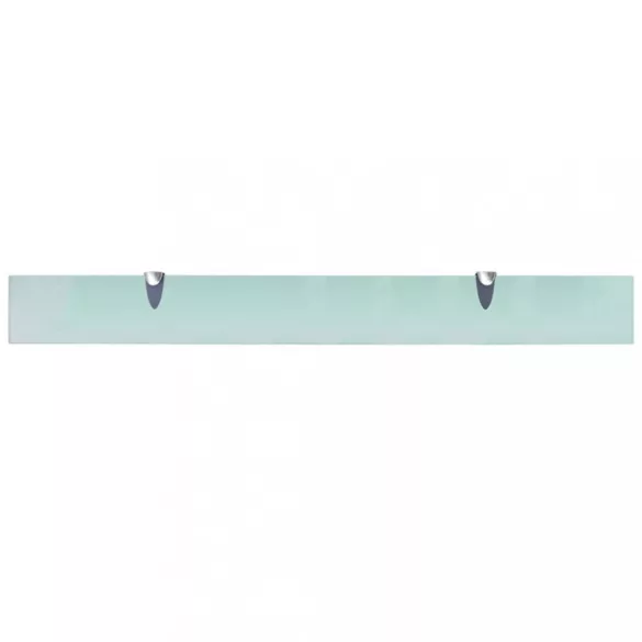 2 db lebegő üvegpolc 90 x 10 cm 8 mm