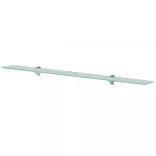 2 db lebegő üvegpolc 100 x 10 cm 8 mm