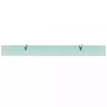 2 db lebegő üvegpolc 100 x 10 cm 8 mm