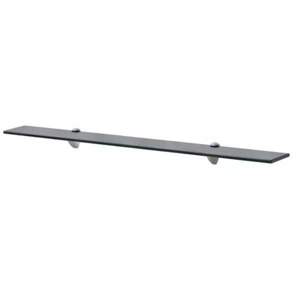 2 db lebegő üvegpolc 90 x 10 cm 8 mm