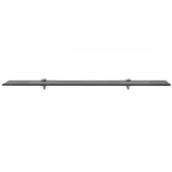 2 db lebegő üvegpolc 90 x 10 cm 8 mm