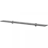 2 db lebegő üvegpolc 100 x 10 cm 8 mm