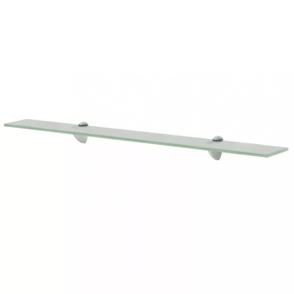 2 db lebegő üvegpolc 80 x 10 cm 8 mm