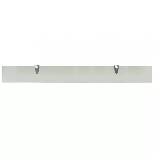 2 db lebegő üvegpolc 90 x 10 cm 8 mm