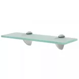 2 db lebegő üvegpolc 30 x 20 cm 8 mm