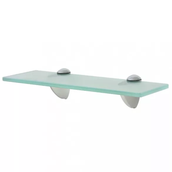 2 db lebegő üvegpolc 30 x 20 cm 8 mm