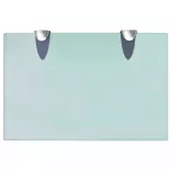 2 db lebegő üvegpolc 30 x 20 cm 8 mm