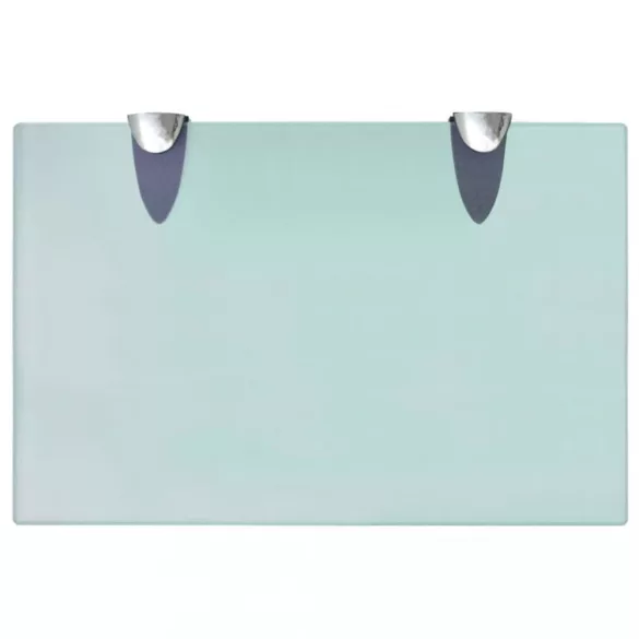 2 db lebegő üvegpolc 30 x 20 cm 8 mm