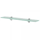 2 db lebegő üvegpolc 60 x 20 cm 8 mm