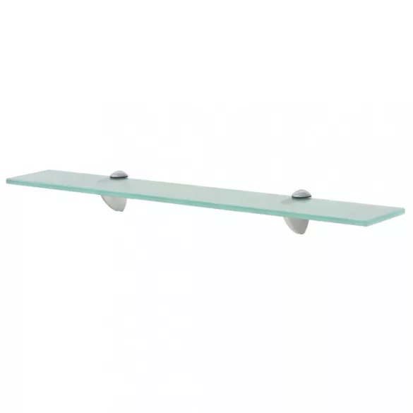 2 db lebegő üvegpolc 60 x 20 cm 8 mm